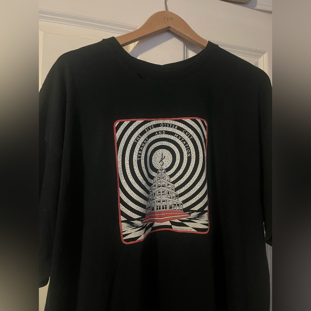 Vintage Tee T Shirt - Blue Oyster Cult Bootleg Band Rap Tee - XL